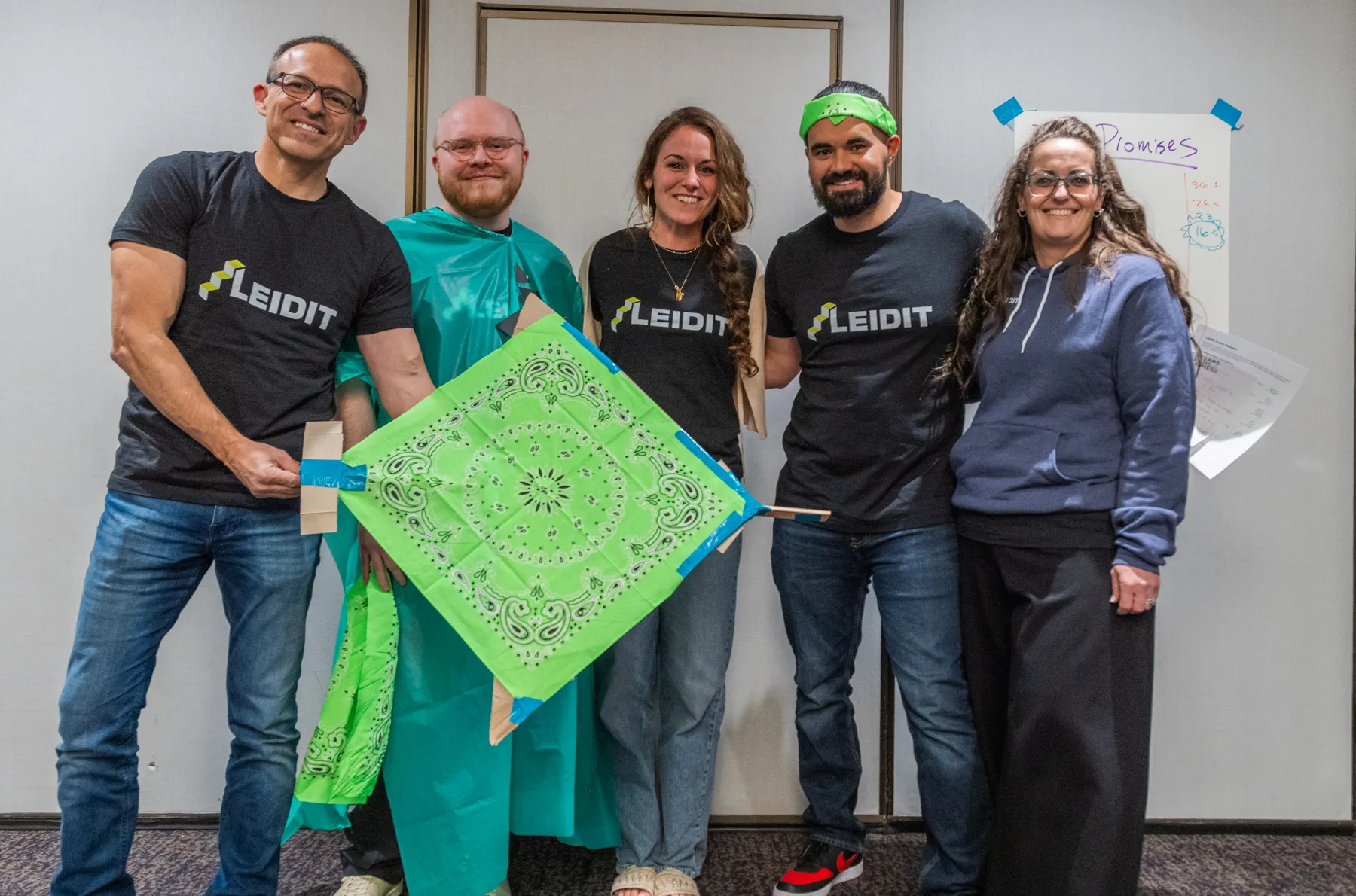 LEIDIT team building activity — company culture