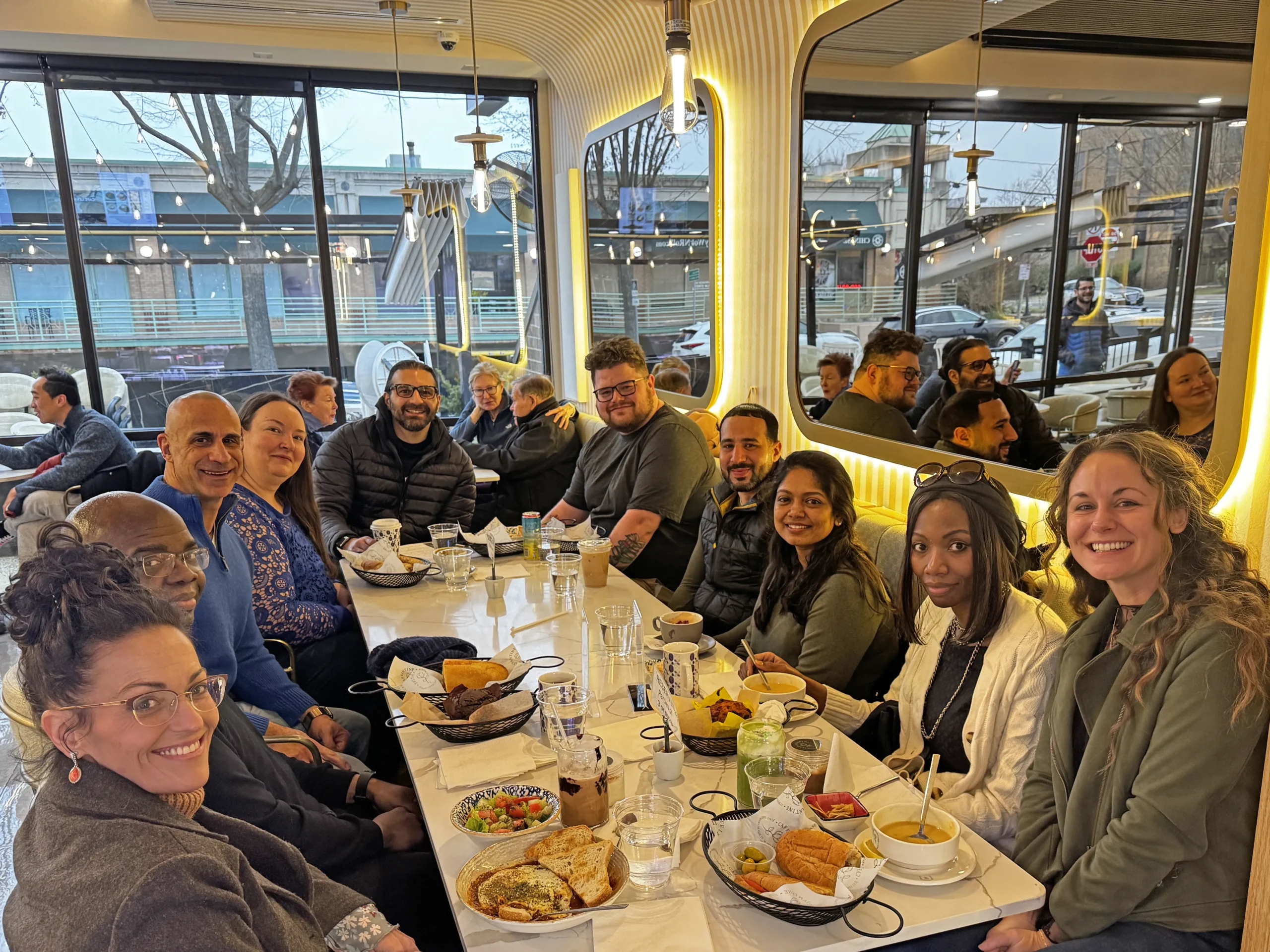 LEIDIT team dinner — collegial work environment