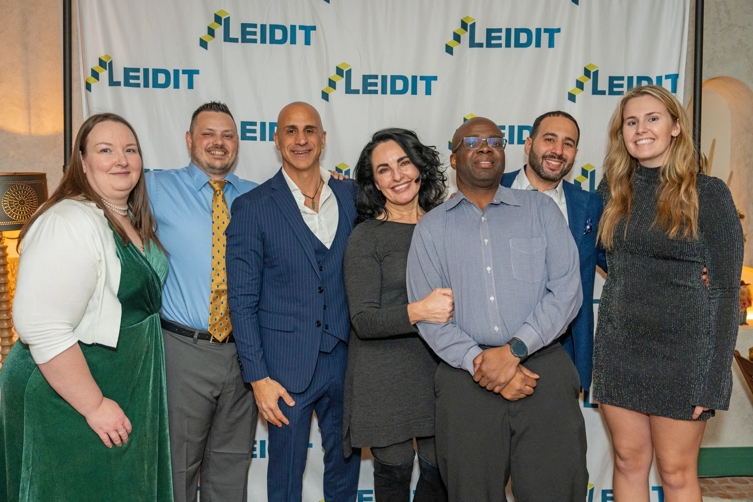 LEIDIT team holiday party company culture