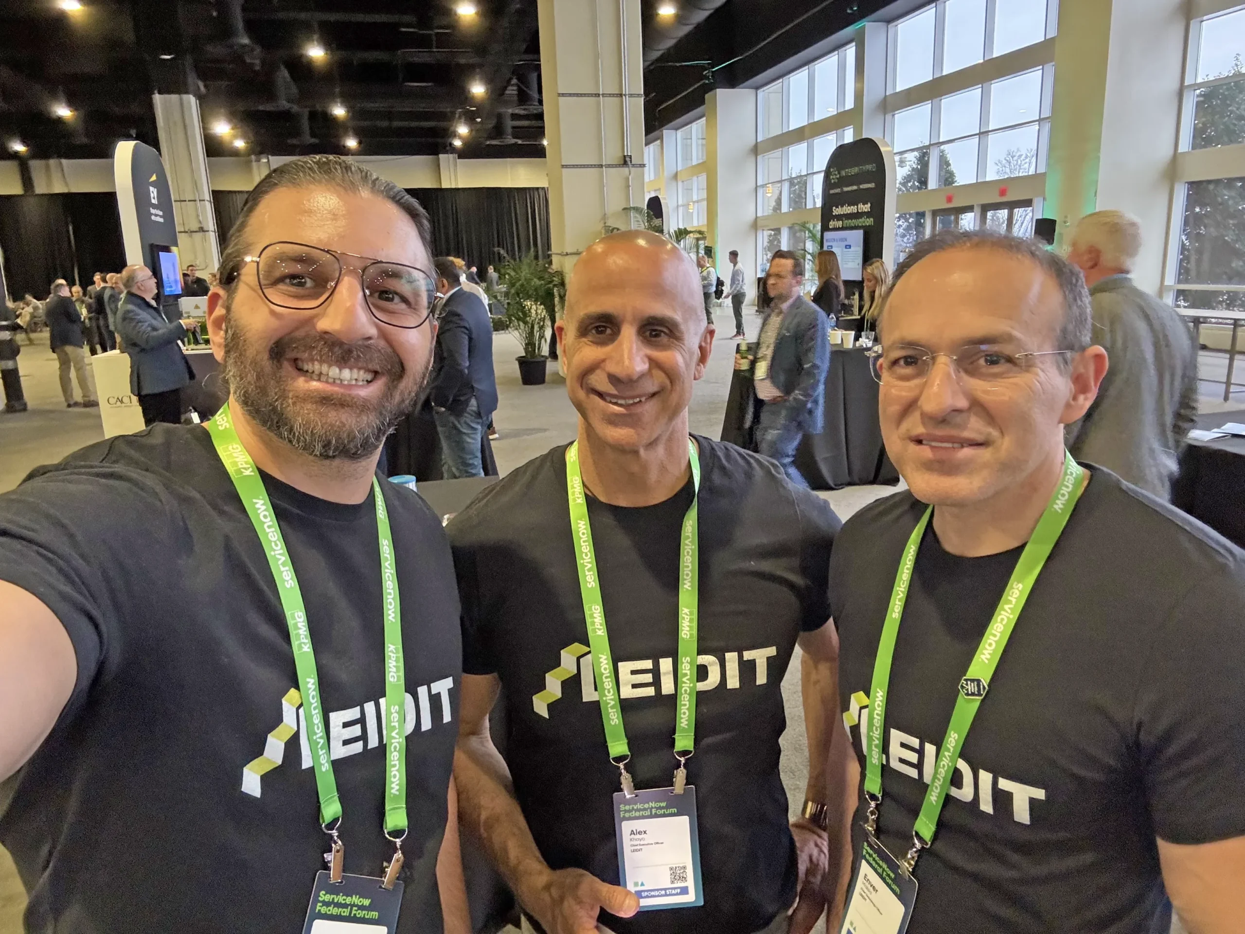LEIDIT team at ServiceNow Knowledge conference