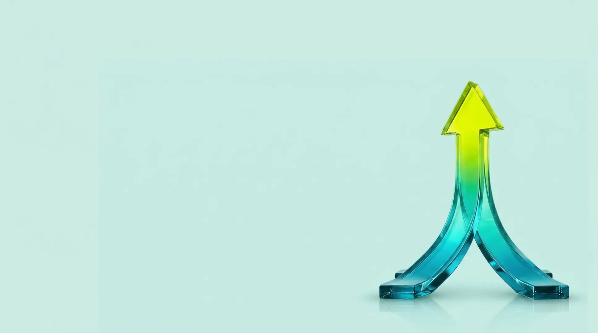 Glass arrows — innovation and growth