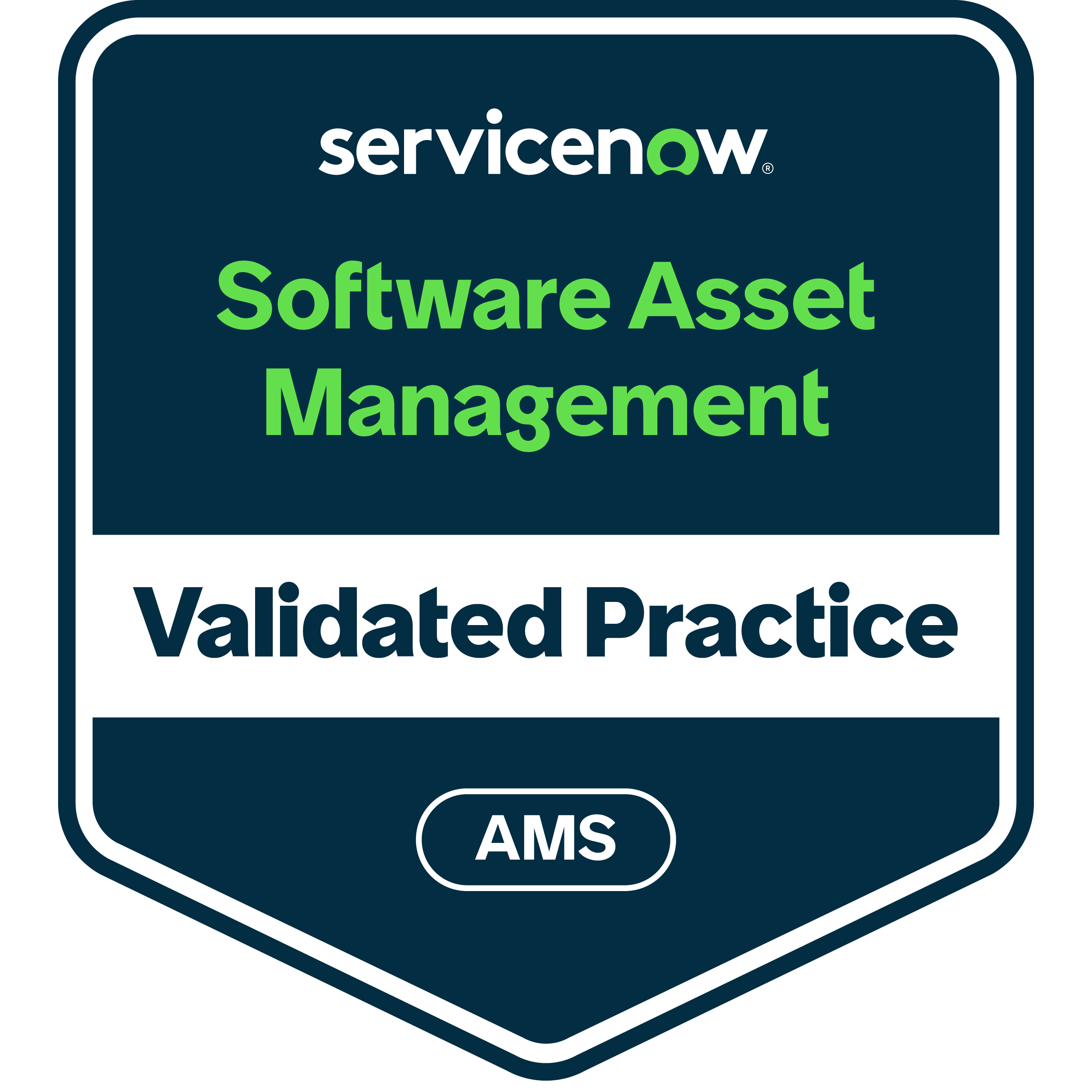 Software Asset Management Validated Practice badge