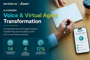 AI-powered voice and virtual agent solution for public sector service delivery using ServiceNow